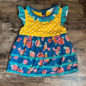 Matilda Jane floral top, size 12-18 month.